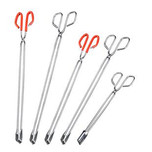 垃圾夹子卫生钳环卫加长柄捡垃圾的夹子野外拾物器碳夹不锈钢火钳