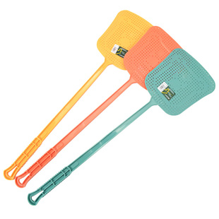 塑料苍蝇拍子家用大号加厚加长柄熟料拍不烂夏季手动灭蚊子打苍蝇