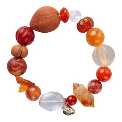 SERENESS所若 “一捧野山楂”多宝水晶手链 原创设计师度假 默叙