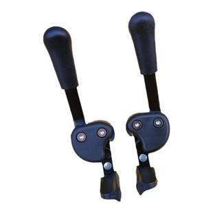 轮椅配件刹车手刹一对手闸制动器平面螺丝固定老人手动轮椅车驻车