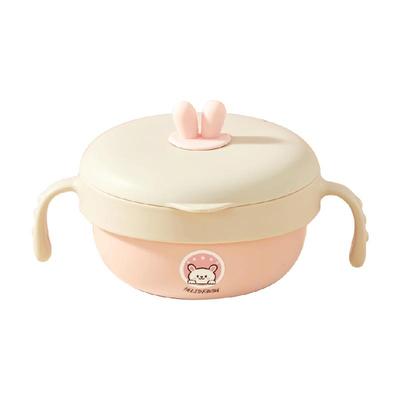 沃德百惠316不锈钢双耳碗吸管杯