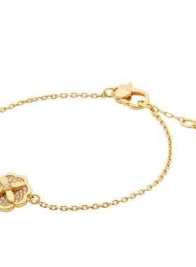 katespade桃心四叶花手链