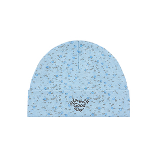 GOODBAI 'HAVE A GOOD DAY' 碎花毛线帽