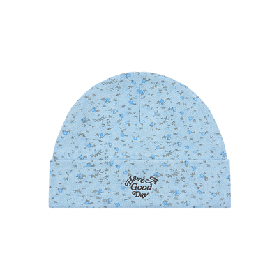 GOODBAI 'HAVE A GOOD DAY' 碎花毛线帽