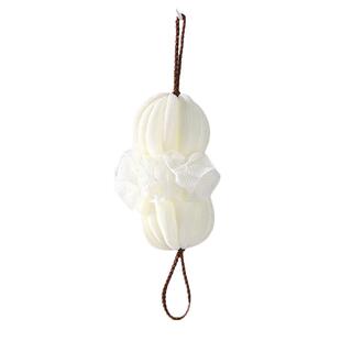 大号沐浴球不散沐浴花球可爱搓澡起泡洗浴两用女高档搓后背洗澡巾