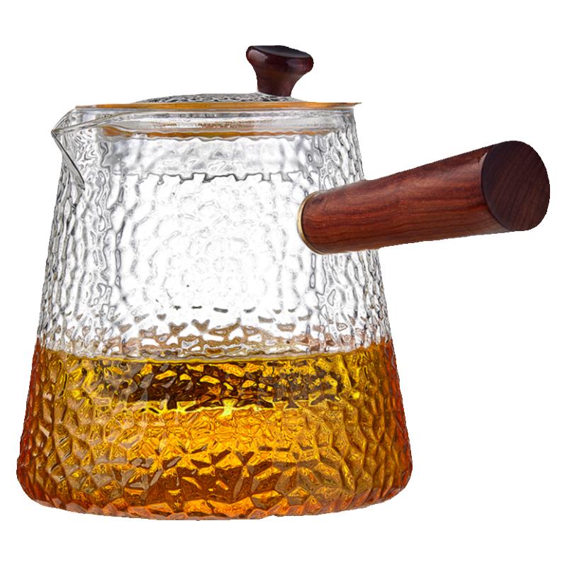 側把煮茶壺玻璃耐高溫泡茶壺煮茶器2025新款電陶爐專用燒水可明火