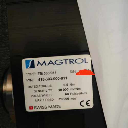 溢价-MAGTROL扭矩传感器TM303/011