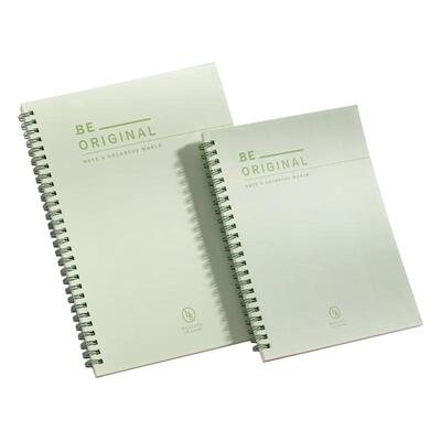 得力B5/A5彩色双线圈本高颜值