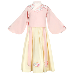 儿童汉服女童古装超仙春秋款2025新款古风改良套装中国风女孩唐装