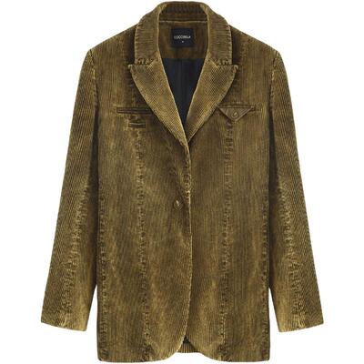 COCOBELLA老钱风灯芯绒西装