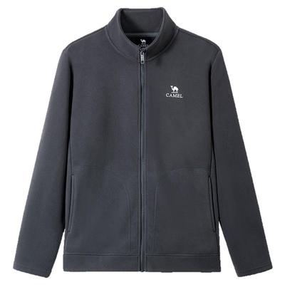 骆驼户外冲锋衣内胆抓绒衣外套男