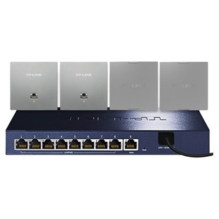 tplink无线ap面板千兆高速5G全屋wifi子母poe路由器3000Mac一体化TP-LINK家庭86型组网覆盖wifi6套装全新