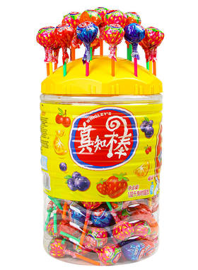 真知棒什锦水果混合味散装棒棒糖