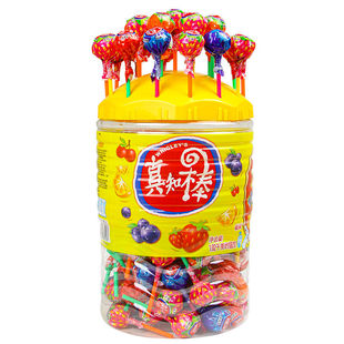 真知棒棒棒糖混合口味什锦水果味果味足散装童年怀旧网红休闲零食