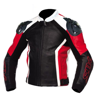 台湾SBK摩托车骑行服牛皮GT-S防摔衣赛车夹克钛合金皮衣带驼峰