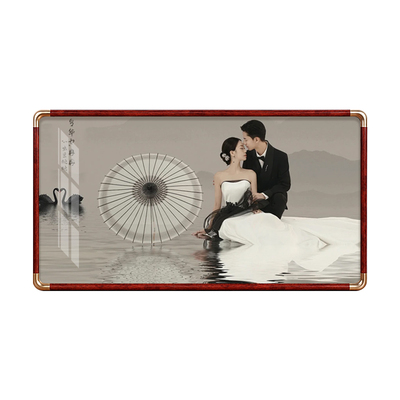 空框婚纱照相框放大挂墙结婚照片