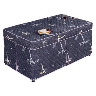 新款烤火桌子罩套冬季电暖罩加厚长方形烤火炉布罩电火炉罩烤火被