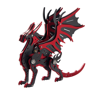 魔客3d立体金属拼装模型机械组装白泽神兽不锈钢拼图高难度玩具