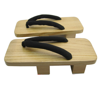 高货木屐 方町 白木二齿木屐 拖鞋 室内鞋cosplay实木 鬼灭之刃