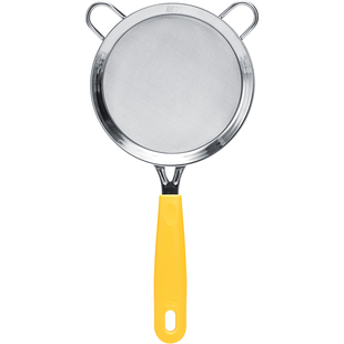 展艺304不锈钢豆浆过滤网筛家用果汁隔渣神器漏网厨房烘焙小漏勺