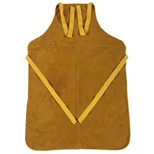 焊工围裙电焊围裙电焊工作服隔热防烫耐高温牛皮围裙电焊防护用品