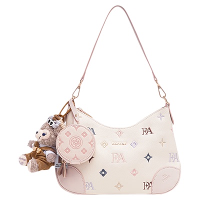 Daphne/达芙妮时尚可爱单肩包甜美风斜挎包女士通勤托特包包25013