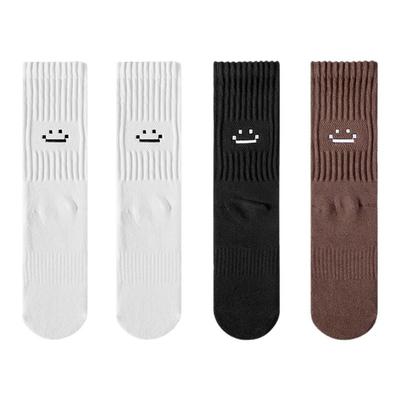 佐印棉品秋冬笑脸中筒袜10A抑菌