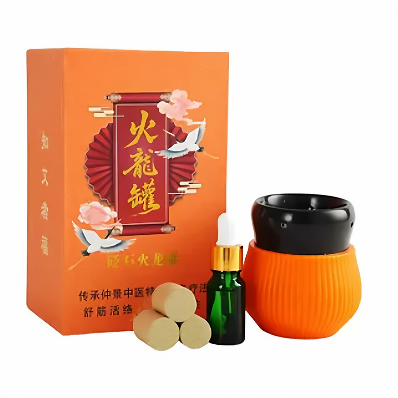 砭石莲花口艾灸刮痧按摩罐美容院