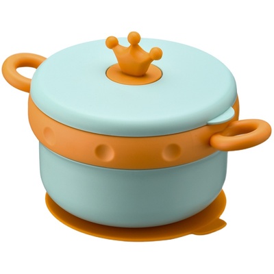 儿童316L不锈钢可拆洗注水保温碗