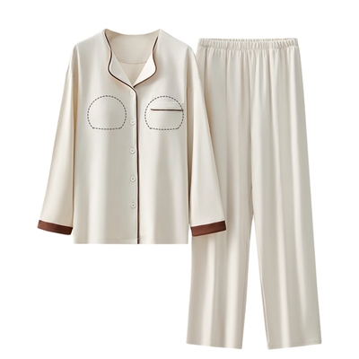 【A类纯棉】可外穿睡衣带胸垫