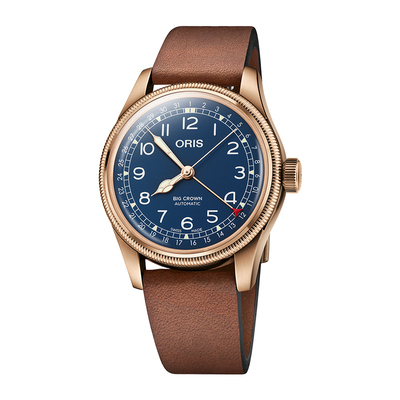 豪利时80周年青铜英伦蓝腕表