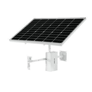 太阳能监控供电系统4G无电没网物联12V摄像头24V光伏发电锂电风力