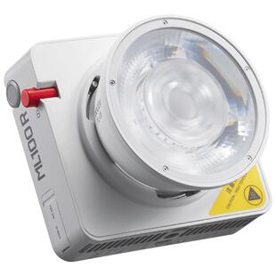 (黑色版赠定制电池手柄)神牛ML100Bi/R摄影补光灯功率王120W全彩RGB直播打光灯户外人像便携口袋常亮灯CX100