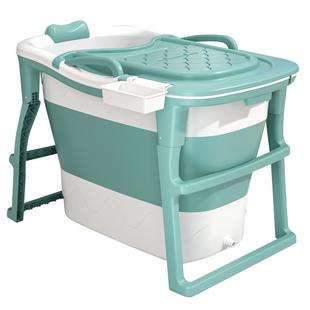 洗澡桶大人折叠成人浴盆浴缸洗澡盆儿童浴桶家用泡澡桶全身小户型