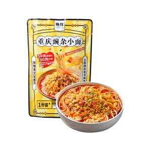 重庆小面正宗特产雅叔重庆豌杂小面麻辣干拌自煮手工面条方便速食