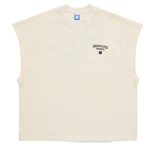 UNDEFEATED五条杠官方夏季时尚潮流男女同款无袖运动圆领背心