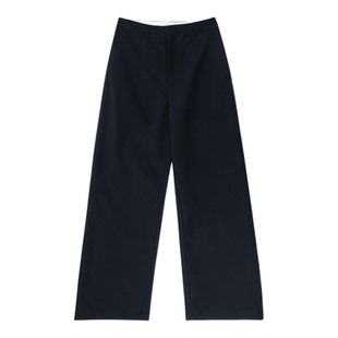 菠萝宝宝yuna【慕凡】夏新款清爽重工棉加莱赛尔直筒简约休闲长裤