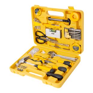 得力工具箱家庭用套装多功能五金螺丝刀扳手维修组合电工包工业级