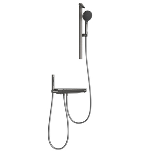 九牧卫浴官方厨卫自营青春版琴键分体方管丝雨淋浴花洒恒温淋浴器