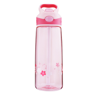 contigo康迪克水杯吸管杯儿童学生运动便携随手夏季塑料水杯