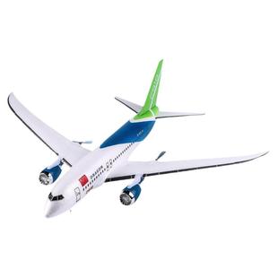 三通道特技360度翻滚遥控飞机787滑翔机C919民航客机比赛用航模