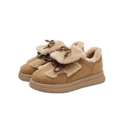 达芙妮官方正品加绒德训鞋棉鞋