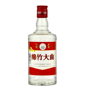 四川绵竹大曲玻璃瓶装500ml