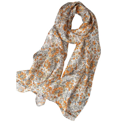 真丝丝巾小长条女围巾