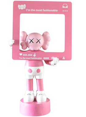 芝麻街暴力熊景区奶茶店装饰摆件