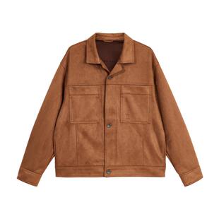 vj区绫致杰克琼斯春夏商务休闲出街简约立体钢印字母夹克外套男