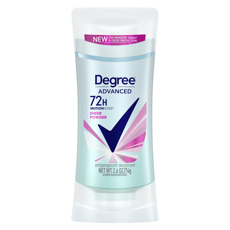 正品 美国Degree女士止汗固体香膏祛味清爽运动健身系列deodorant