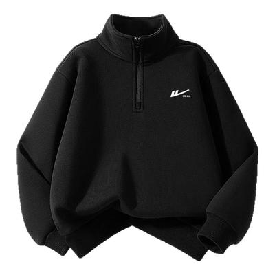 回力童装男童加绒卫衣秋冬