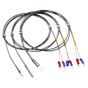 K型不锈钢裸端式铠装贴片式E表面圆孔热电偶温度传感器探头感温棒