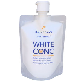 日本WHITE CONC美白身体乳CC霜身体素颜霜提亮全身滋润林允同款